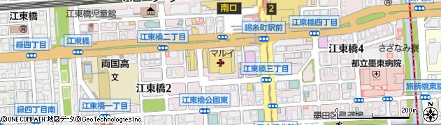 セリア錦糸町マルイ店周辺の地図
