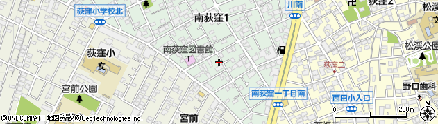 東京都杉並区南荻窪1丁目9-19周辺の地図
