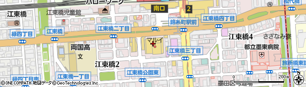 ユザワヤ錦糸町店周辺の地図