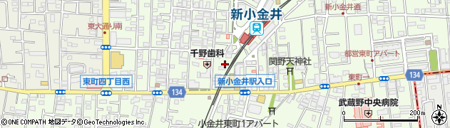 東京都小金井市東町4丁目7-10周辺の地図