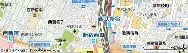 日建学院　新宿校周辺の地図