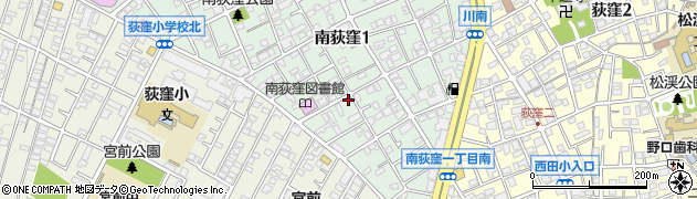 東京都杉並区南荻窪1丁目9-18周辺の地図