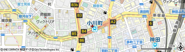 金子半之助 神田小川町店周辺の地図