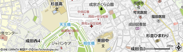 阿佐ヶ谷住宅南周辺の地図
