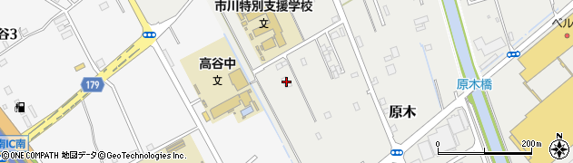 千葉県市川市原木2435周辺の地図