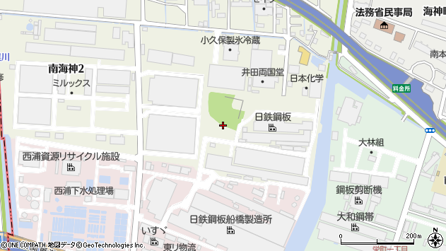 〒273-0023 千葉県船橋市南海神の地図