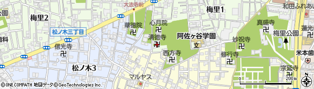 [葬儀場]清徳寺ホール周辺の地図