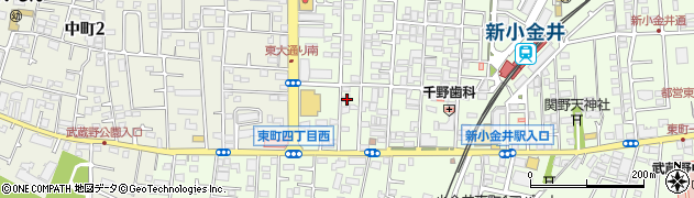 東京都小金井市東町4丁目11-11周辺の地図