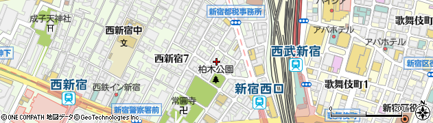 新宿タウンアネクス周辺の地図