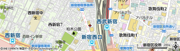 東京ビアンコ歯科・矯正歯科　新宿西口院周辺の地図