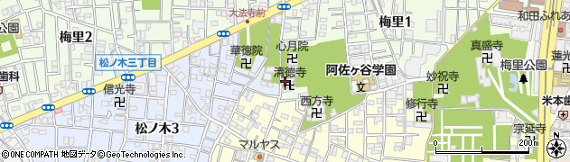 清徳寺（清徳寺ホール）周辺の地図