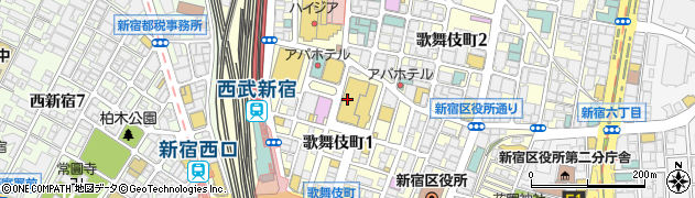 クリスピー・クリーム・ドーナツ 新宿東宝ビル店周辺の地図