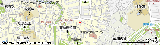 東京都杉並区荻窪1丁目57-32周辺の地図