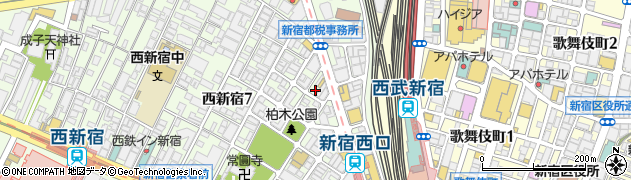 ビニール１号店周辺の地図