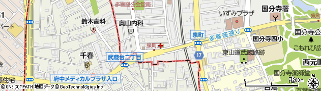 ファミリーマート海田西国分寺店周辺の地図
