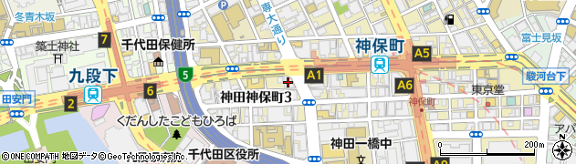 城南信用金庫神田支店周辺の地図