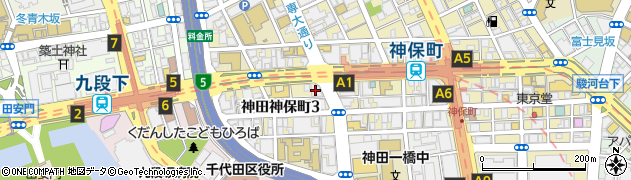 城南信用金庫九段支店周辺の地図
