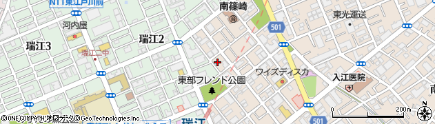 東京都江戸川区南篠崎町3丁目9-3周辺の地図