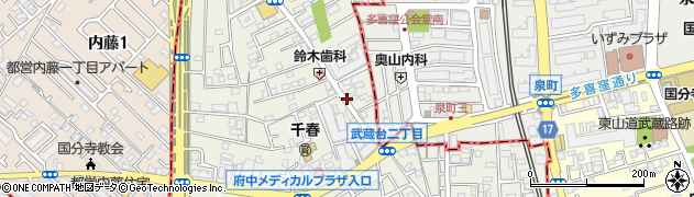 奈良橋通南周辺の地図