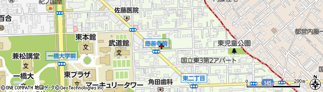應善寺周辺の地図