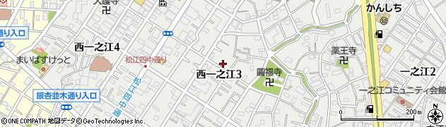 江戸川西一之江郵便局 ＡＴＭ周辺の地図