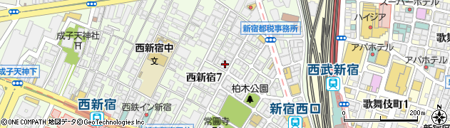ＫＥＣ日本語学院・新宿校周辺の地図