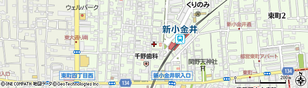 東京都小金井市東町4丁目21-8周辺の地図