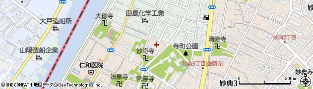 千葉県市川市本行徳3周辺の地図