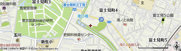 東京都立川市富士見町周辺の地図