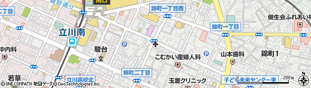 エマージュヘアー（Ｅｍｅｒｇｅｈａｉｒ）立川店周辺の地図