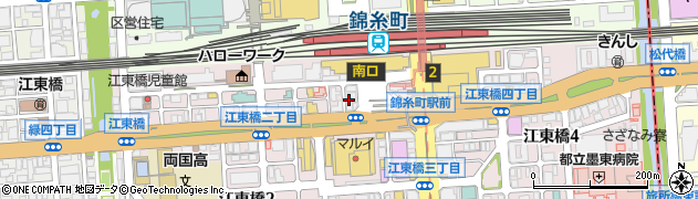 株式会社アートネイチャー　錦糸町店周辺の地図