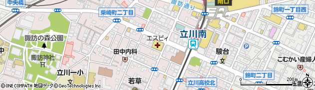ＥＳＢＩ立川南口店周辺の地図