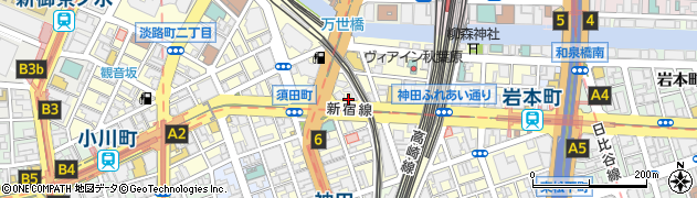 東京都千代田区神田須田町周辺の地図