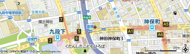 東京都千代田区神田神保町3丁目4周辺の地図
