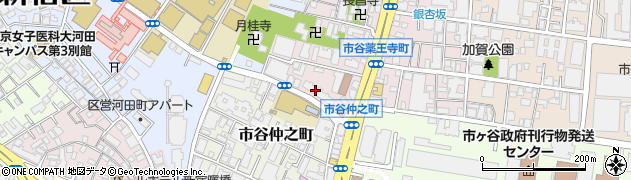 東京都新宿区市谷薬王寺町20周辺の地図