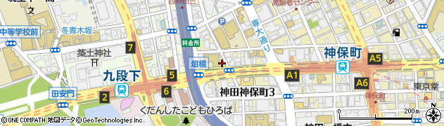 タイムズ神田神保町第１３駐車場周辺の地図