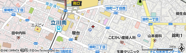 カラオケ館 立川店周辺の地図