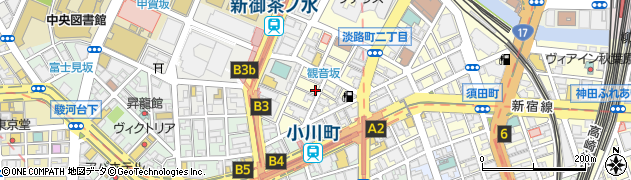 東京都千代田区神田淡路町1丁目周辺の地図