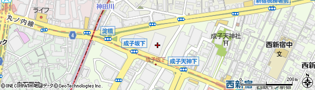 ナチュラルローソン新宿フロントタワー店周辺の地図