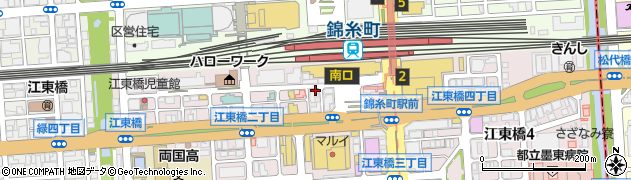 錦糸町 お好み焼き＆もんじゃ TEPPAN職人周辺の地図