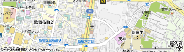 東新宿クリア薬局周辺の地図