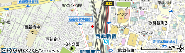 東京外語専門学校周辺の地図
