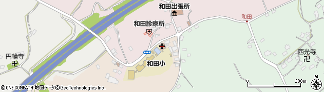 佐倉市和田公民館図書コーナー周辺の地図