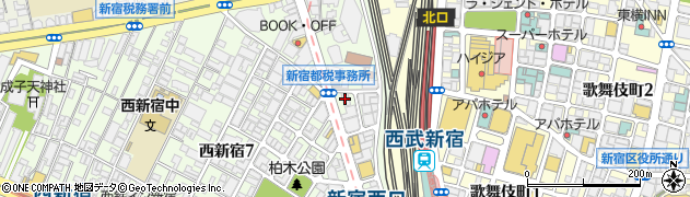 株式会社トトモニ　新宿校周辺の地図