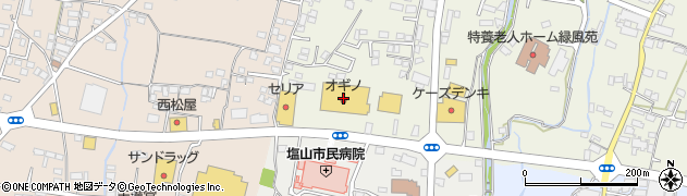 オギノ甲州店周辺の地図