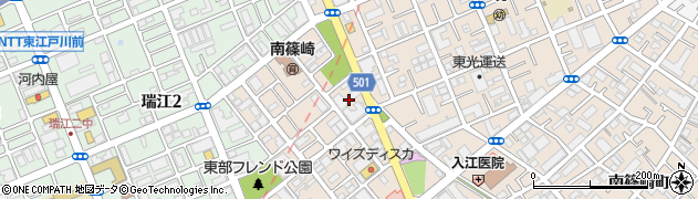 東京都江戸川区南篠崎町3丁目29周辺の地図