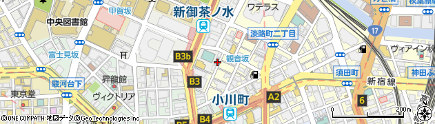 東京都千代田区神田淡路町1丁目23周辺の地図