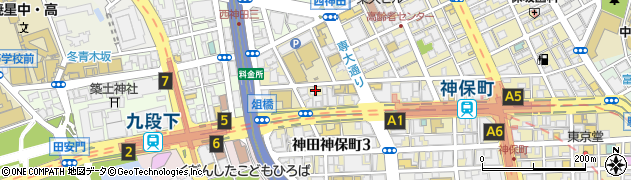 Ｐａｔｉａ神保町店周辺の地図