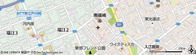 東京都江戸川区南篠崎町3丁目13-6周辺の地図