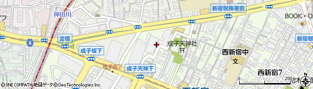 東京都新宿区西新宿8丁目周辺の地図